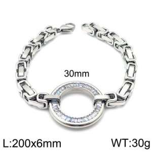 Stainless Steel Bracelet(Men) - KB130612-Z