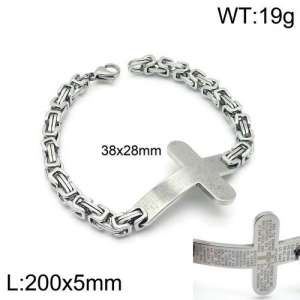 Stainless Steel Bracelet(Men) - KB130613-Z
