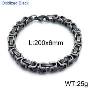 Stainless Steel Bracelet(Men) - KB130683-Z
