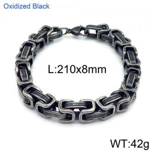 Stainless Steel Bracelet(Men) - KB130684-Z