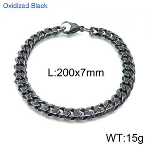 Stainless Steel Bracelet(Men) - KB130685-Z
