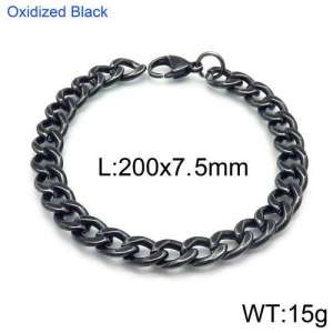 Stainless Steel Bracelet(Men) - KB130687-Z