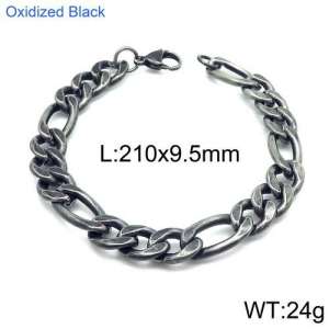 Stainless Steel Bracelet(Men) - KB130689-Z