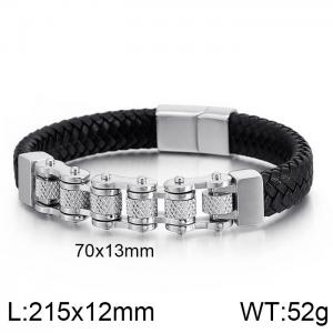 Stainless Steel Bicycle Bracelet - KB132422-KFC