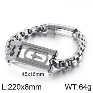 Stainless Steel Bracelet(Men) - KB132428-KFC