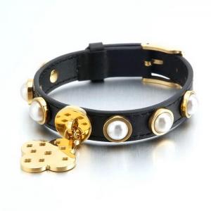 Stainless Steel Gold-plating Bracelet - KB132560-Z