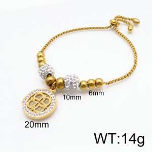 Stainless Steel Stone Bracelet - KB133318-Z