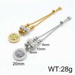 Stainless Steel Stone Bracelet - KB133340-Z