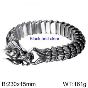 Stainless Steel Bracelet(Men) - KB133486-K