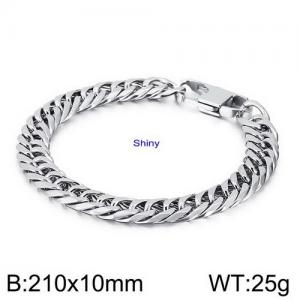 Stainless Steel Bracelet(Men) - KB133662-Z