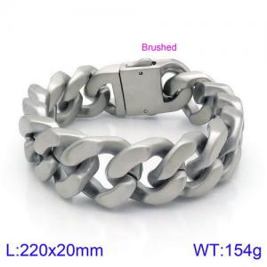 Stainless Steel Bracelet(Men) - KB134519-BDJX