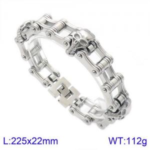 Stainless Steel Bicycle Bracelet - KB134533-KFC