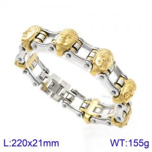 Stainless Steel Bicycle Bracelet - KB134534-KFC