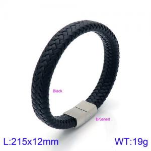 Leather Bracelet - KB134580-KFC