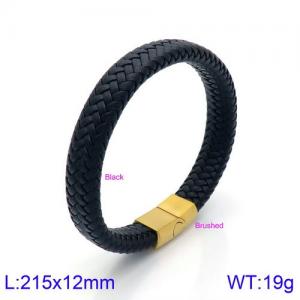Leather Bracelet - KB134581-KFC