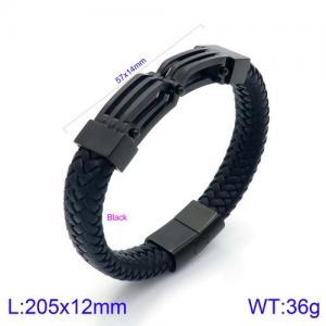 Leather Bracelet - KB134584-KFC