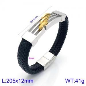 Leather Bracelet - KB134592-KFC