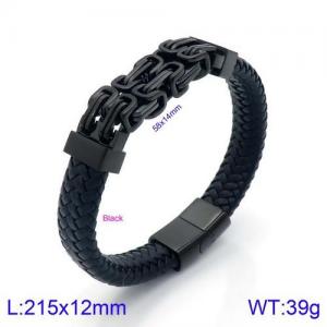 Leather Bracelet - KB134614-KFC