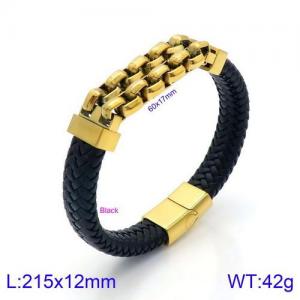 Leather Bracelet - KB134623-KFC