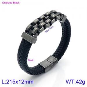 Leather Bracelet - KB134625-KFC
