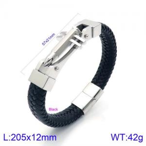 Leather Bracelet - KB134629-KFC