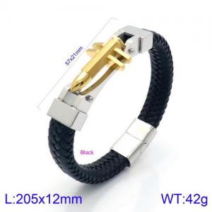 Leather Bracelet - KB134631-KFC