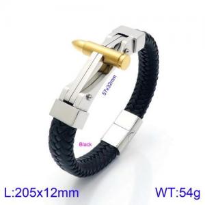 Leather Bracelet - KB134644-KFC