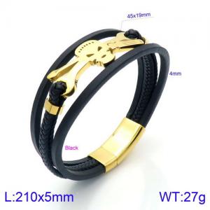 Leather Bracelet - KB134719-KFC
