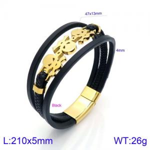 Leather Bracelet - KB134722-KFC