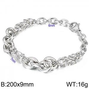 Stainless Steel Bracelet(Men) - KB135209-Z