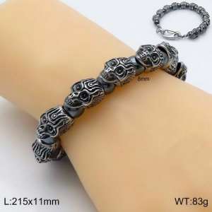 Stainless Skull Bracelet - KB135321-Z