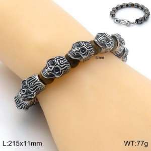 Stainless Skull Bracelet - KB135322-Z