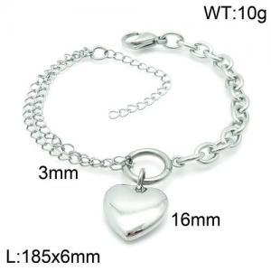Stainless Steel Bracelet(wome - KB135380-Z