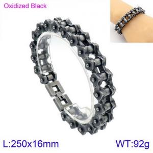 Stainless Steel Bicycle Bracelet - KB135694-KFC