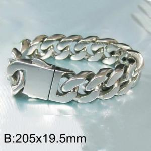 Stainless Steel Bracelet(Men) - KB135725-D