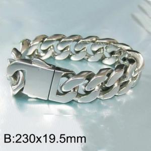 Stainless Steel Bracelet(Men) - KB135726-D