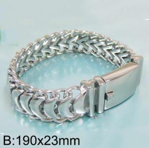 Stainless Steel Bracelet(Men) - KB135728-D