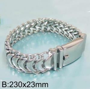 Stainless Steel Bracelet(Men) - KB135730-D