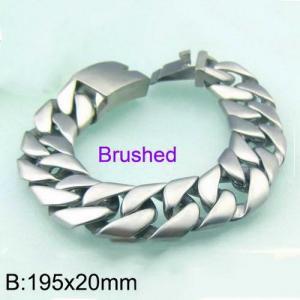 Stainless Steel Bracelet(Men) - KB135736-D