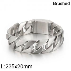 Stainless Steel Bracelet(Men) - KB135738-D