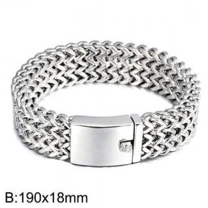 Stainless Steel Bracelet(Men) - KB135747-D