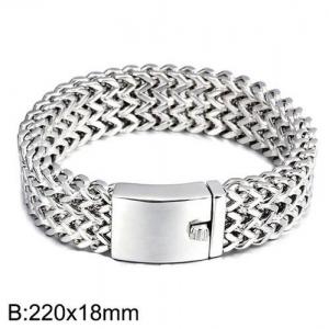 Stainless Steel Bracelet(Men) - KB135748-D