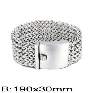Stainless Steel Bracelet(Men) - KB135753-D