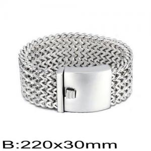 Stainless Steel Bracelet(Men) - KB135754-D