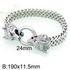Stainless Steel Bracelet(Men) - KB135778-D