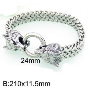 Stainless Steel Bracelet(Men) - KB135780-D