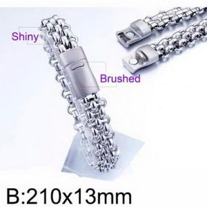 Stainless Steel Bracelet(Men) - KB135804-D