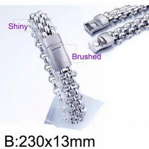 Stainless Steel Bracelet(Men) - KB135805-D