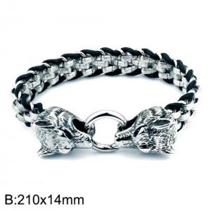 Stainless Steel Bracelet(Men) - KB135811-D
