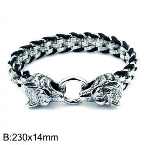 Stainless Steel Bracelet(Men) - KB135813-D